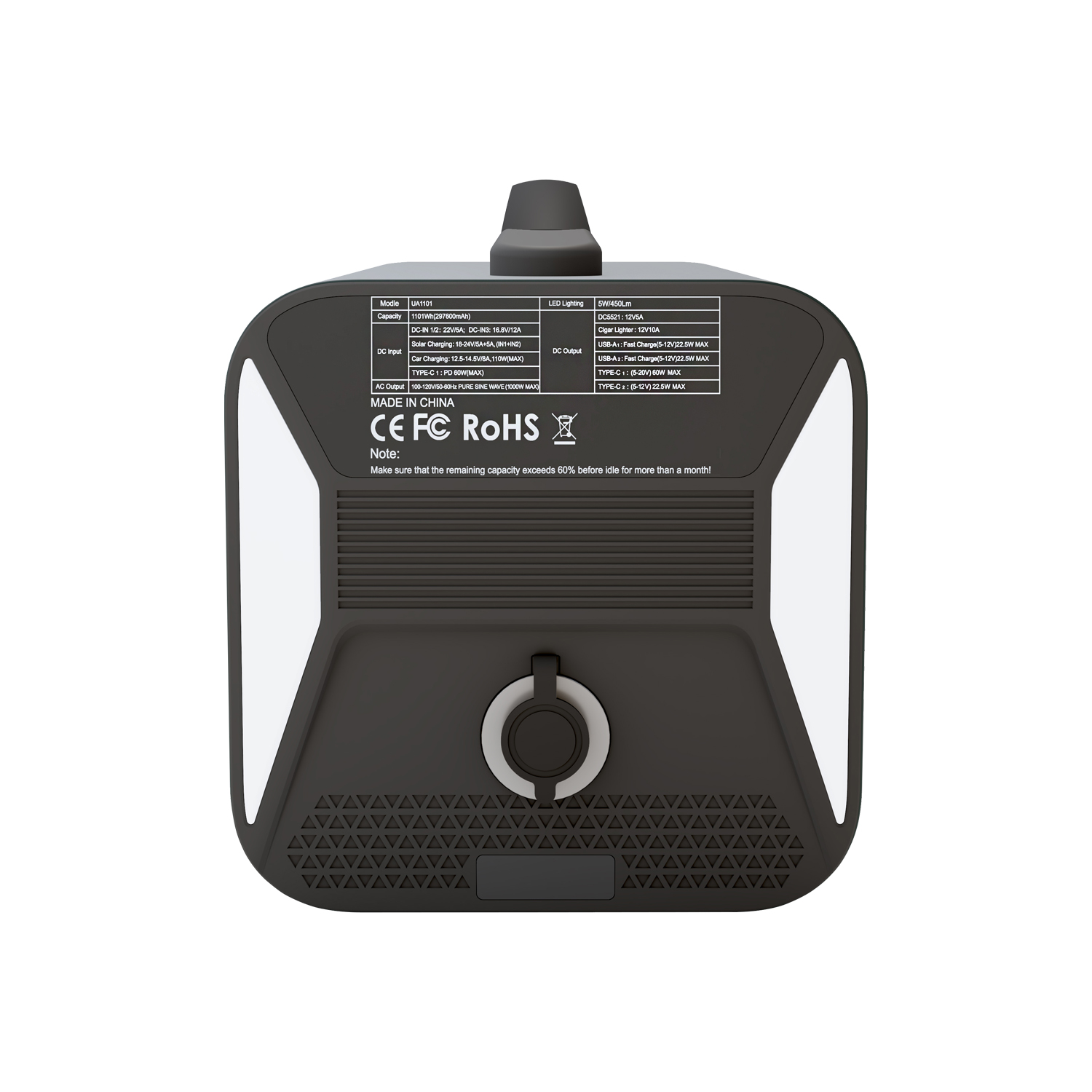 Shinegiant أنا مع عالية الأداء I 1000W 1000Wh التخييم محطة الطاقة المحمولة